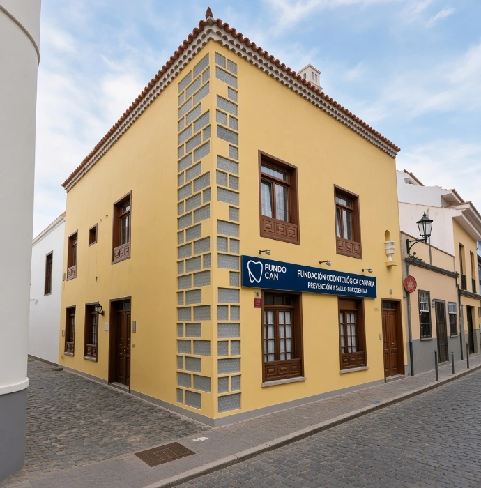 Fachada de Clínica Dental Garachico, en la Travesía Doña Concha de Armas